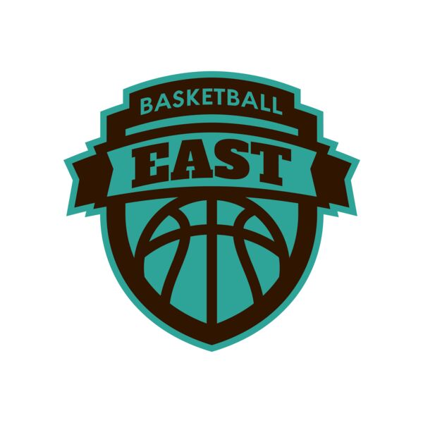 East Basketball logo template Vignette