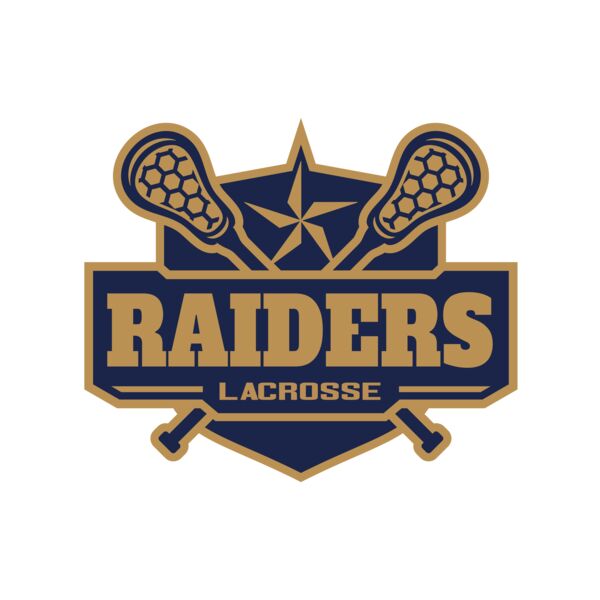 Raiders Lacrosse Logo Template Vignette