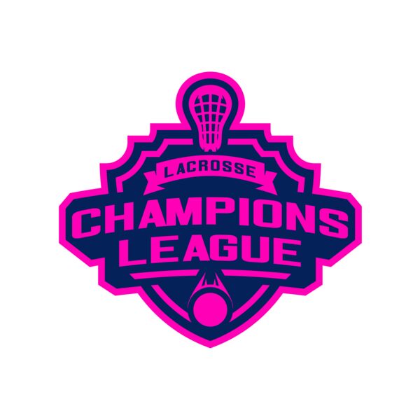 Champions League Lacrosse Team Logo Template Vignette