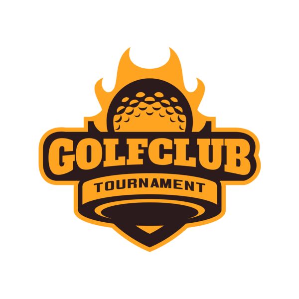 Golf Club Tournament logo template 04 Vignette