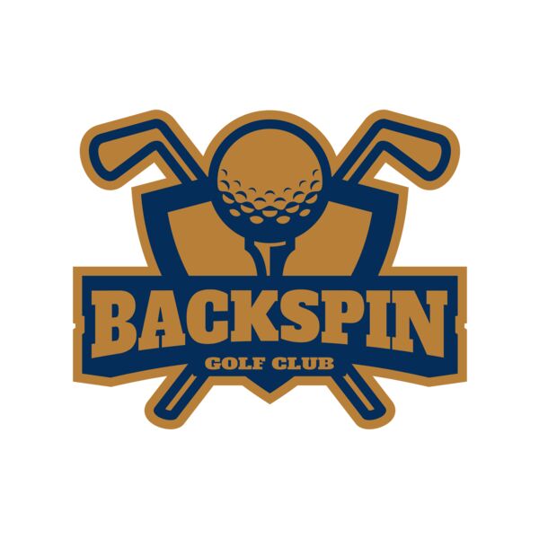Backspin Golf Club logo template Vignette