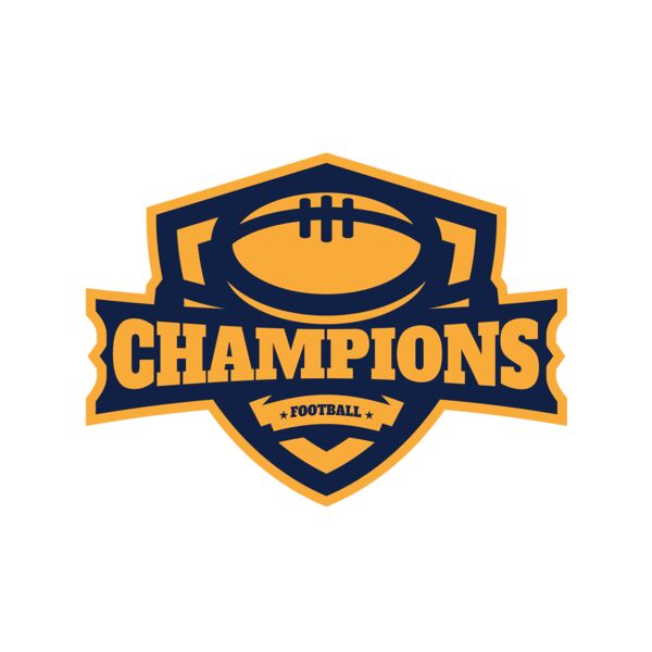 Champions Football logo template Vignette