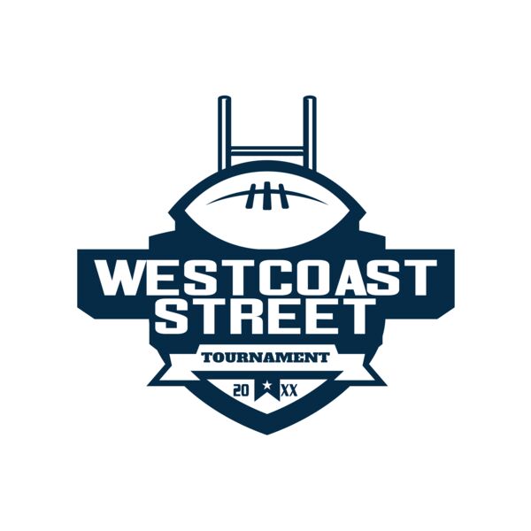 West Coast Street Tournament logo template Vignette