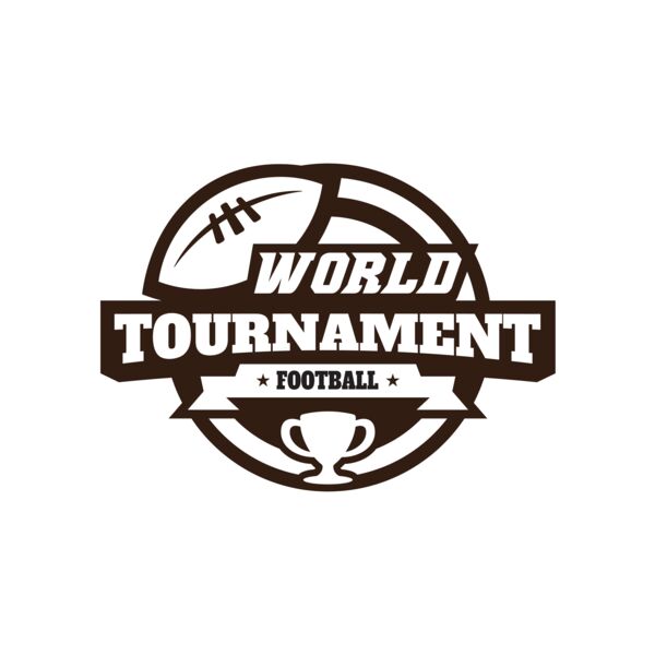 World Tournament Football logo template Vignette