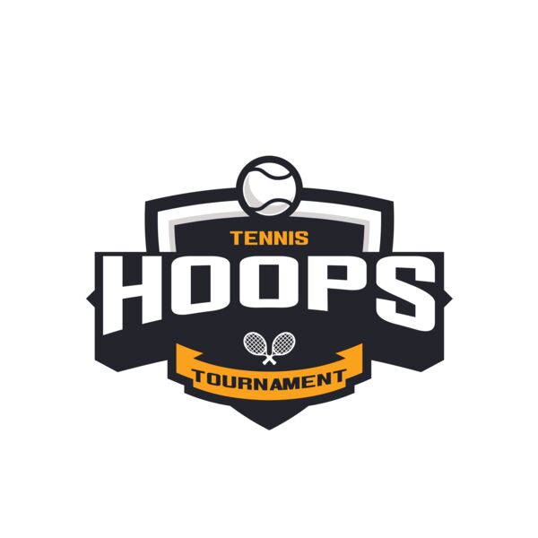 Hoops Tennis Tournament logo 01 Vignette