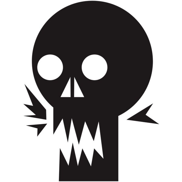 Elements Skulls logo template 19 Vignette