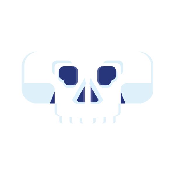 Elements Skulls logo template 21 Vignette