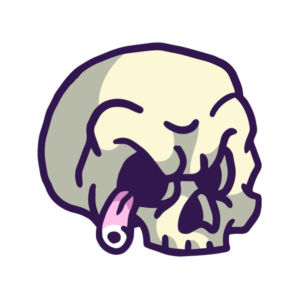 Elements Skulls logo template 66 Vignette