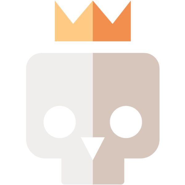 Elements Skulls logo template Vignette