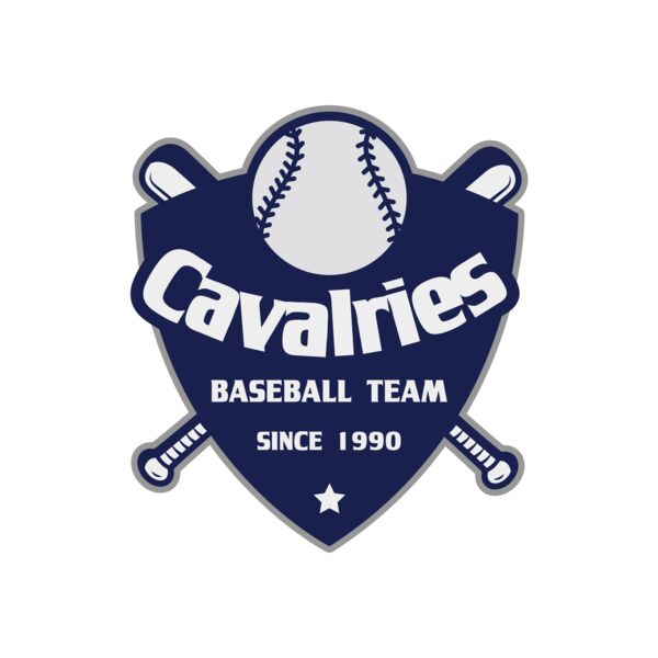 Baseball Logo Team 04 Vignette