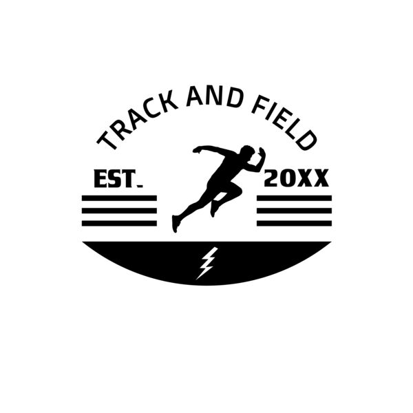 Track & Field Team Logo 16 Vignette