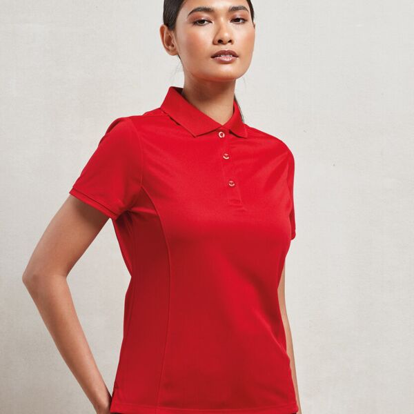 Polo pique polyester femme Vignette