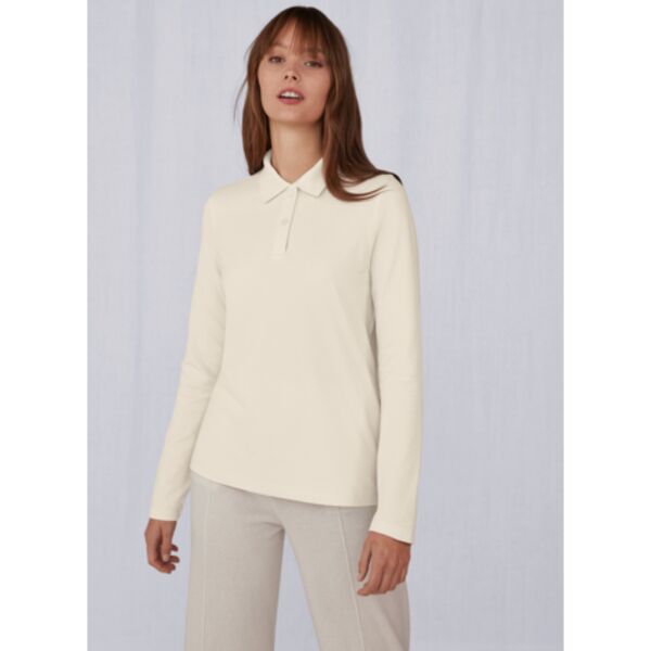 Polo Femme manches longues 180g  Vignette