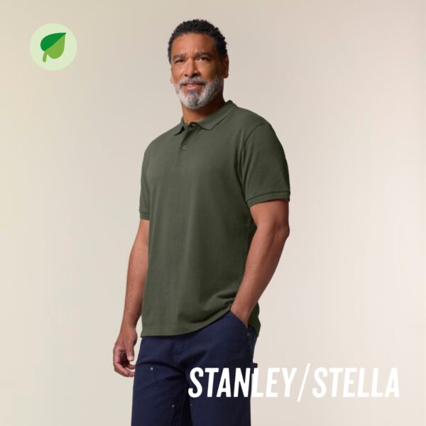 Polo mi-leger homme BIO Vignette