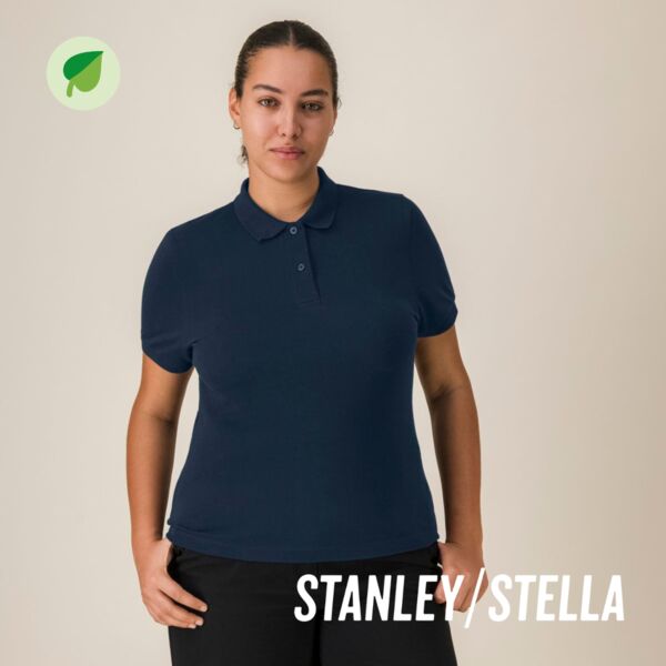 Polo mi-leger femme BIO Vignette