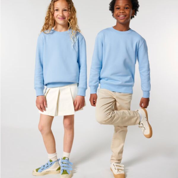 Sweat-shirt unisexe a col rond enfant premium BIO Vignette