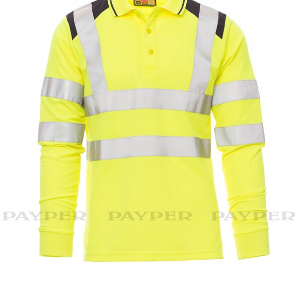 Polo manche longue haute visibilite Vignette