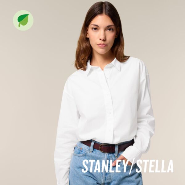 Chemise popeline femme premium BIO Vignette