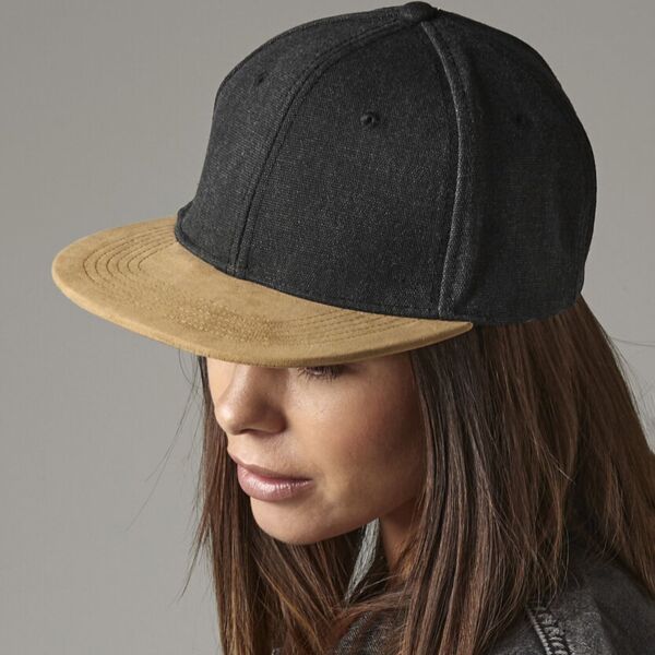 Casquette aspect daim Vignette