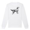  Sweat-shirt unisexe a col rond BIO Vignette