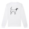  Sweat-shirt unisexe a col rond BIO Vignette