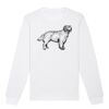  Sweat-shirt unisexe a col rond BIO Vignette