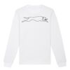  Sweat-shirt unisexe a col rond BIO Vignette