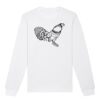  Sweat-shirt unisexe a col rond BIO Vignette