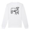  Sweat-shirt unisexe a col rond BIO Vignette