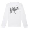  Sweat-shirt unisexe a col rond BIO Vignette