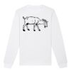  Sweat-shirt unisexe a col rond BIO Vignette