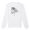  Sweat-shirt unisexe a col rond BIO Vignette