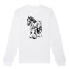  Sweat-shirt unisexe a col rond BIO Vignette