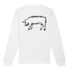  Sweat-shirt unisexe a col rond BIO Vignette