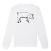  Sweat-shirt unisexe a col rond BIO Vignette