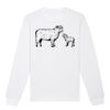  Sweat-shirt unisexe a col rond BIO Vignette