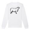  Sweat-shirt unisexe a col rond BIO Vignette