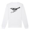  Sweat-shirt unisexe a col rond BIO Vignette
