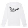  Sweat-shirt unisexe a col rond BIO Vignette