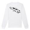  Sweat-shirt unisexe a col rond BIO Vignette