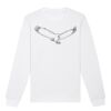  Sweat-shirt unisexe a col rond BIO Vignette