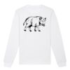  Sweat-shirt unisexe a col rond BIO Vignette