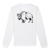  Sweat-shirt unisexe a col rond BIO Vignette