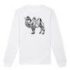  Sweat-shirt unisexe a col rond BIO Vignette
