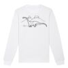  Sweat-shirt unisexe a col rond BIO Vignette