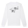  Sweat-shirt unisexe a col rond BIO Vignette
