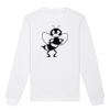  Sweat-shirt unisexe a col rond BIO Vignette