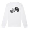  Sweat-shirt unisexe a col rond BIO Vignette