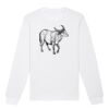  Sweat-shirt unisexe a col rond BIO Vignette