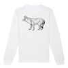  Sweat-shirt unisexe a col rond BIO Vignette